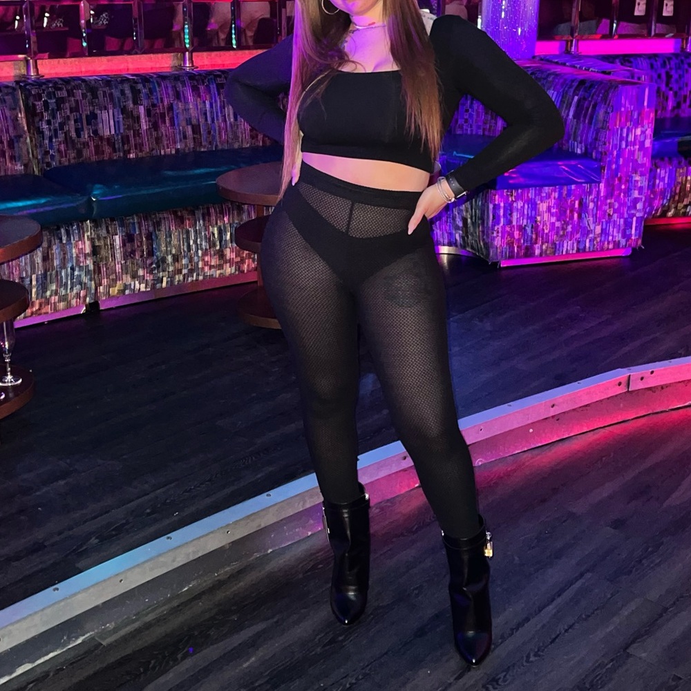 Naked Wardrobe Fishnet Leggings